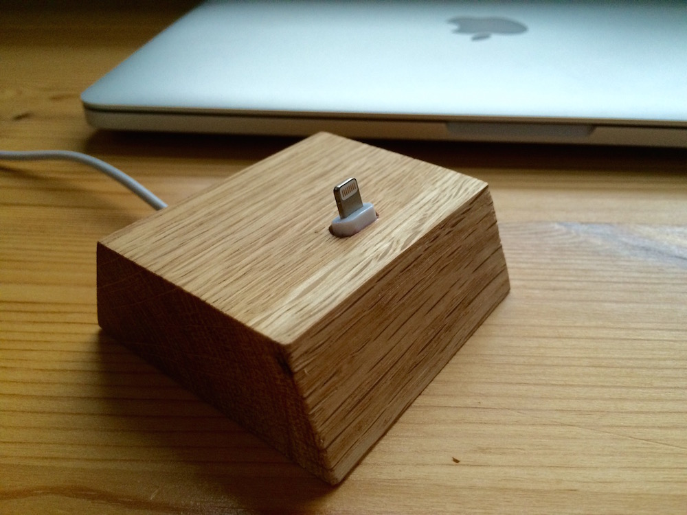 Image of the finished dock