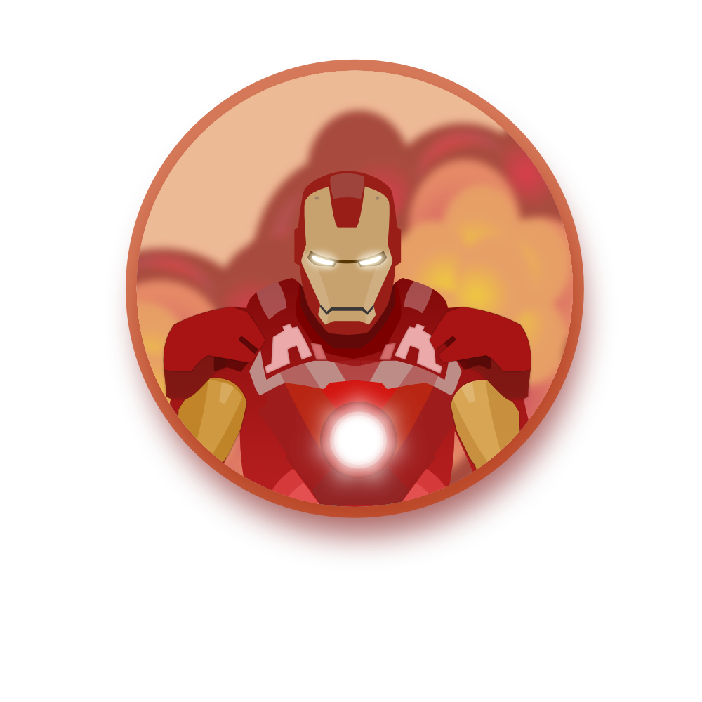 Picture of my design exercise - Iron Man
