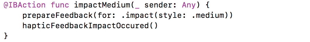 image showing the usage of FeedbackController